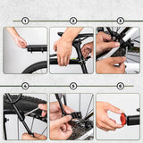 Rockbros Shelves HJ10010 Quick-Mount Bike Rack with Reflector - Black