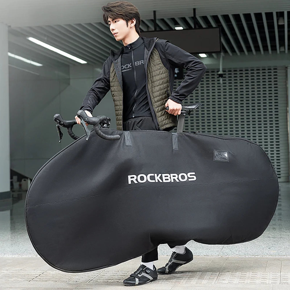 Rockbros D002 Elastic Carrying Case for 26" Road and Mountain Bikes - Black