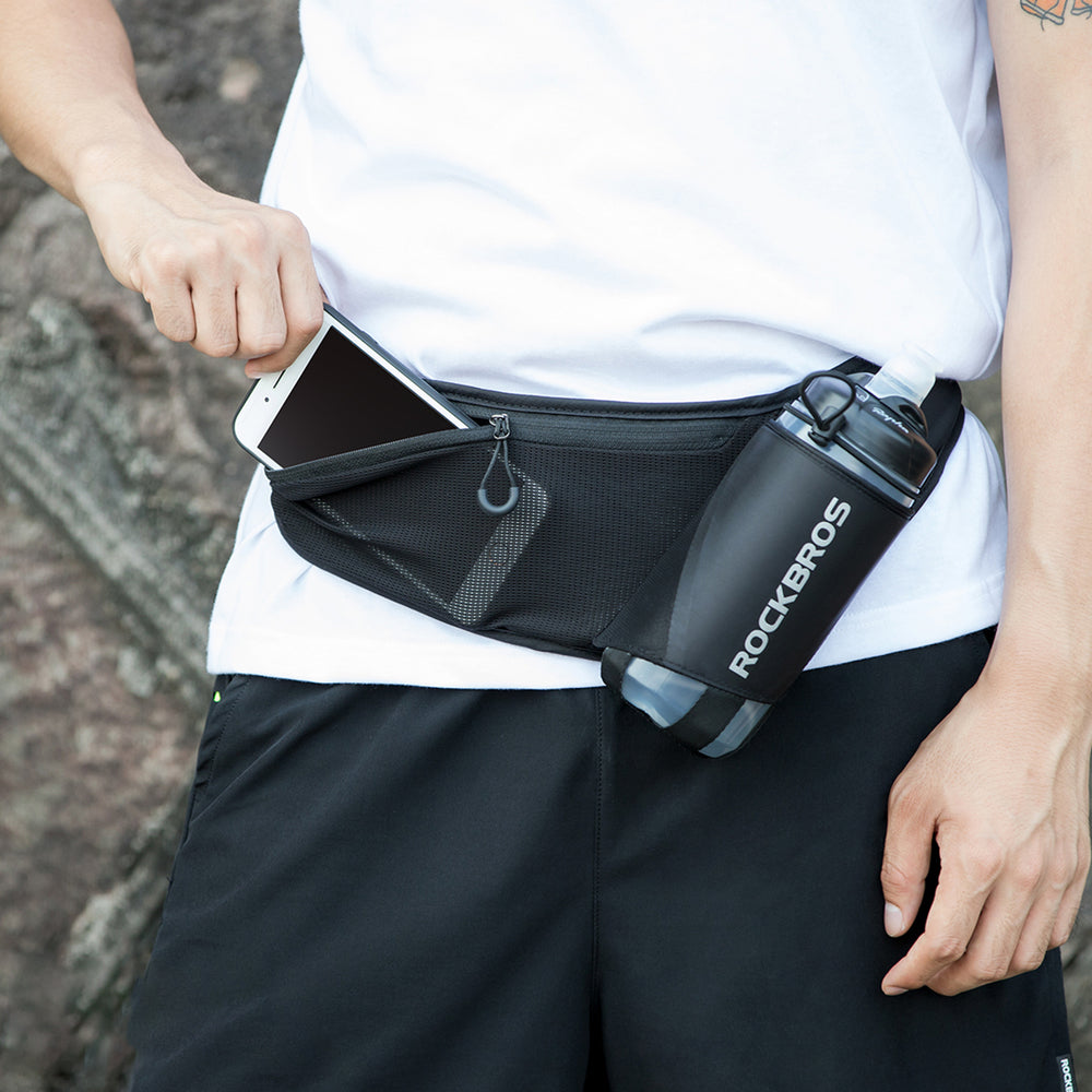 Rockbros D45 Bike Bottle Hip Bag - sort