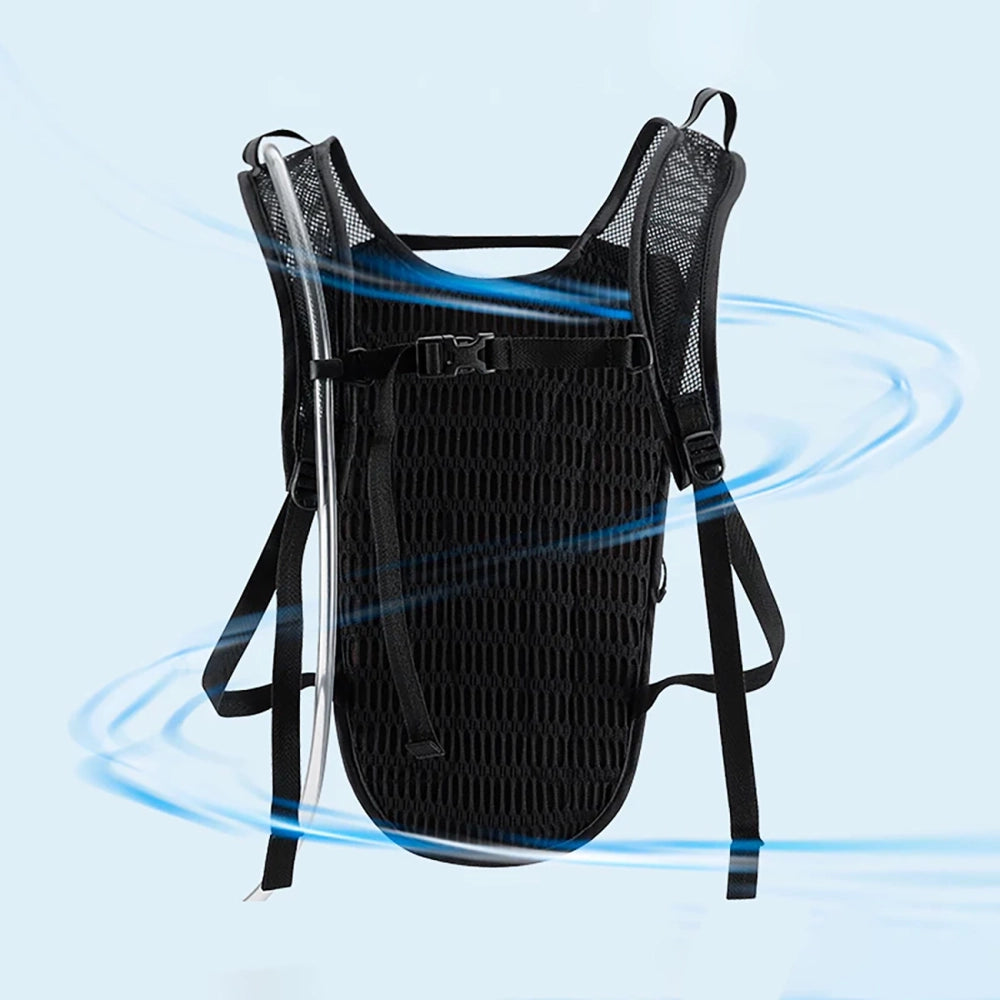 Rockbros H32 Hydration Backpack with 2L Water Reservoir for Cycling and Running - Black