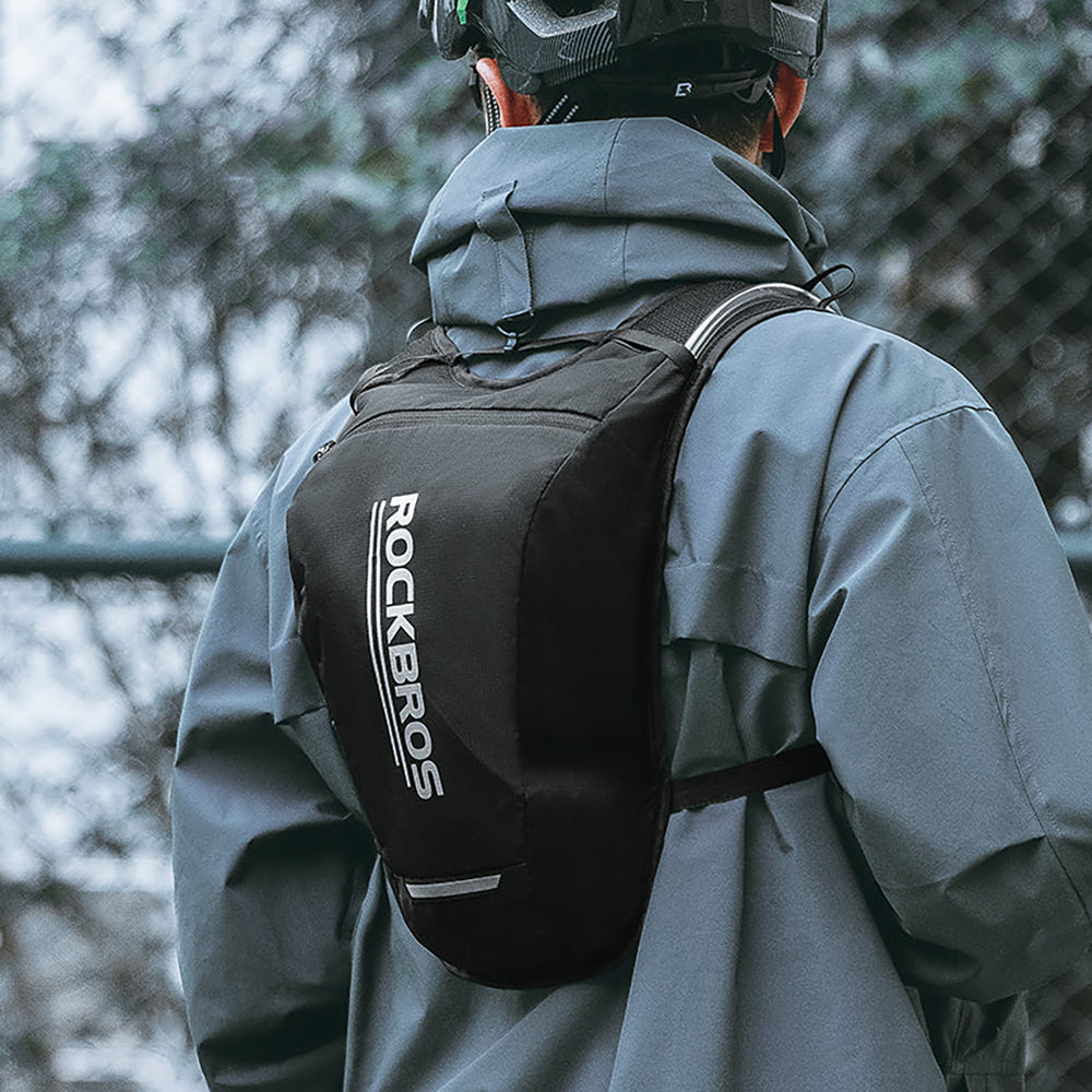 Rockbros H32 Hydration Backpack with 2L Water Reservoir for Cycling and Running - Black