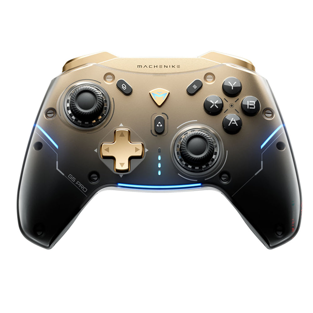 Machenike G5Pro Flagship trådløs spil controller med Gyroskop og knap kortlægning - sort og guld
