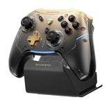 Machenike G5Pro Flagship Wireless Game Controller med Gyro opladning Station og knap kortlægning - sort og guld