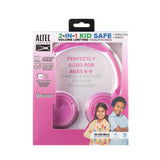 Altec Lansing Kids Headphone Wireless 2in1 On Ear Pink