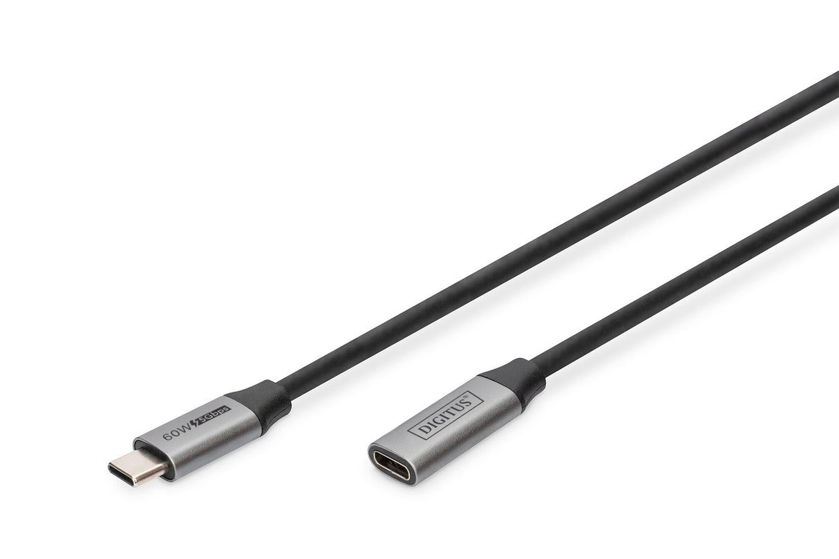 Digitus DB-300230-010-S USB-kabel USB 3.2 Gen 1 (3.1 Gen 1) 1 m USB C 5 Gbit/sek. 60 W Sort