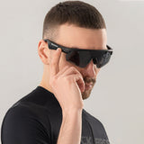 Rockbros SP-251 Polarized Cycling Glasses with Bluetooth Audio Kit - Black