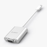 Orico PTAV USB-C - VGA adapter and 3.5 mm Full HD mini jack 0.15 m - silver
