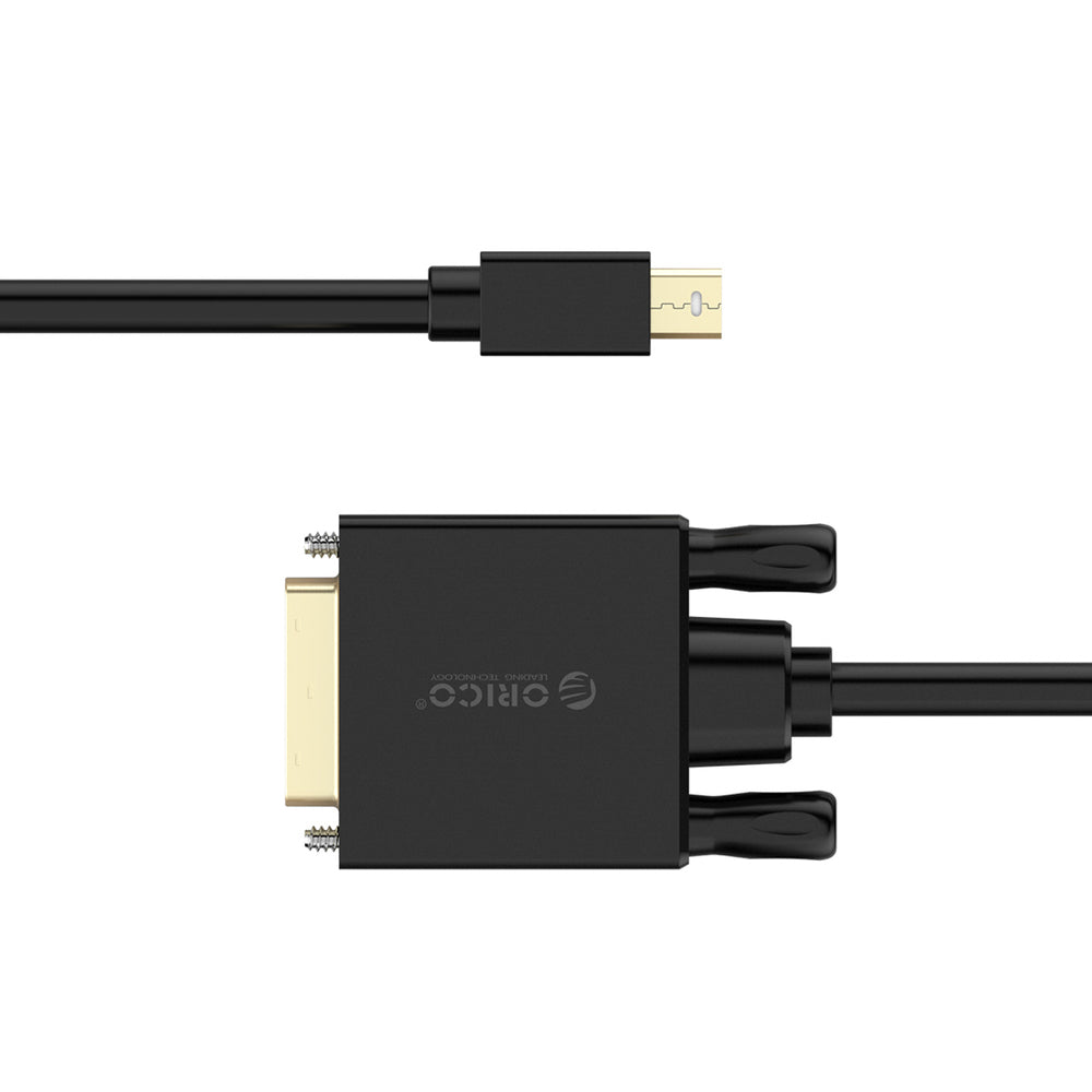 Orico XD-MDTD Mini DisplayPort to DVI Full HD 60 Hz Cable 2 m - Black
