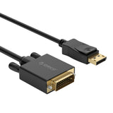 Orico XD-DTD DisplayPort to DVI 4K Cable 2m - Black