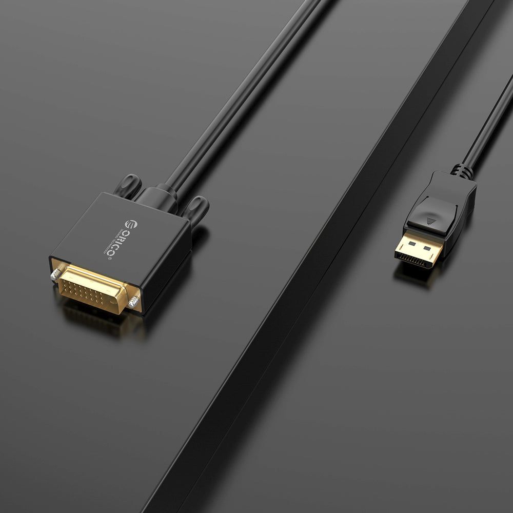 Orico XD-DTD DisplayPort to DVI 4K Cable 2m - Black