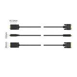 Orico XD-DITV cable DVI 24+1 VGA Full HD adapter 5 m - black