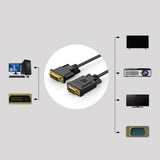 Orico XD-DITV cable DVI 24+1 VGA Full HD adapter 5 m - black