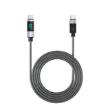 Orico LDC2C USB-C - USB-C PD 100 W Cable with LED Display 480 Mb/s 2 m - 2 pcs - Black