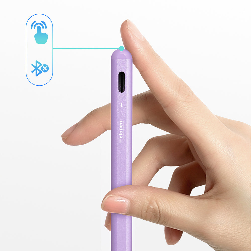 Metapen A8 Active Stylus for iPad USB-C - Purple