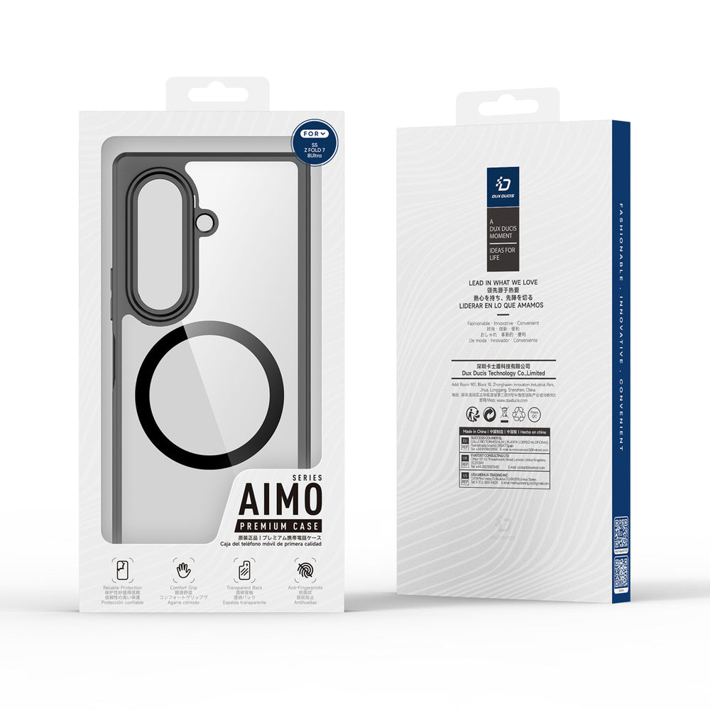 Dux Ducis Aimo Mag Case til Samsung Galaxy Z Fold 8 Kompatibel med MagSafe - sort