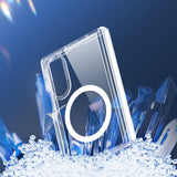 Dux Ducis Clin Mag Case til Samsung Galaxy Z Fold 8 Wide Kompatibel med MagSafe - Transparent