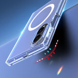 Dux Ducis Clin Mag Case til Samsung Galaxy Z Fold 8 Wide Kompatibel med MagSafe - Transparent