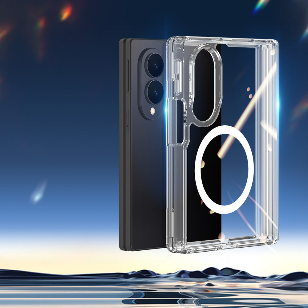 Dux Ducis Clin Mag Case til Samsung Galaxy Z Fold 8 Wide Kompatibel med MagSafe - Transparent