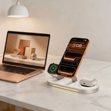 Tech-Protect A51 MagSafe 3-in-1 25W QI2.2 Wireless Charger - White