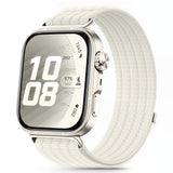 Tech-Protect Nylon Strap for Huawei Watch Fit 3 / 4 / 4 Pro / 5 / 5 Pro - White