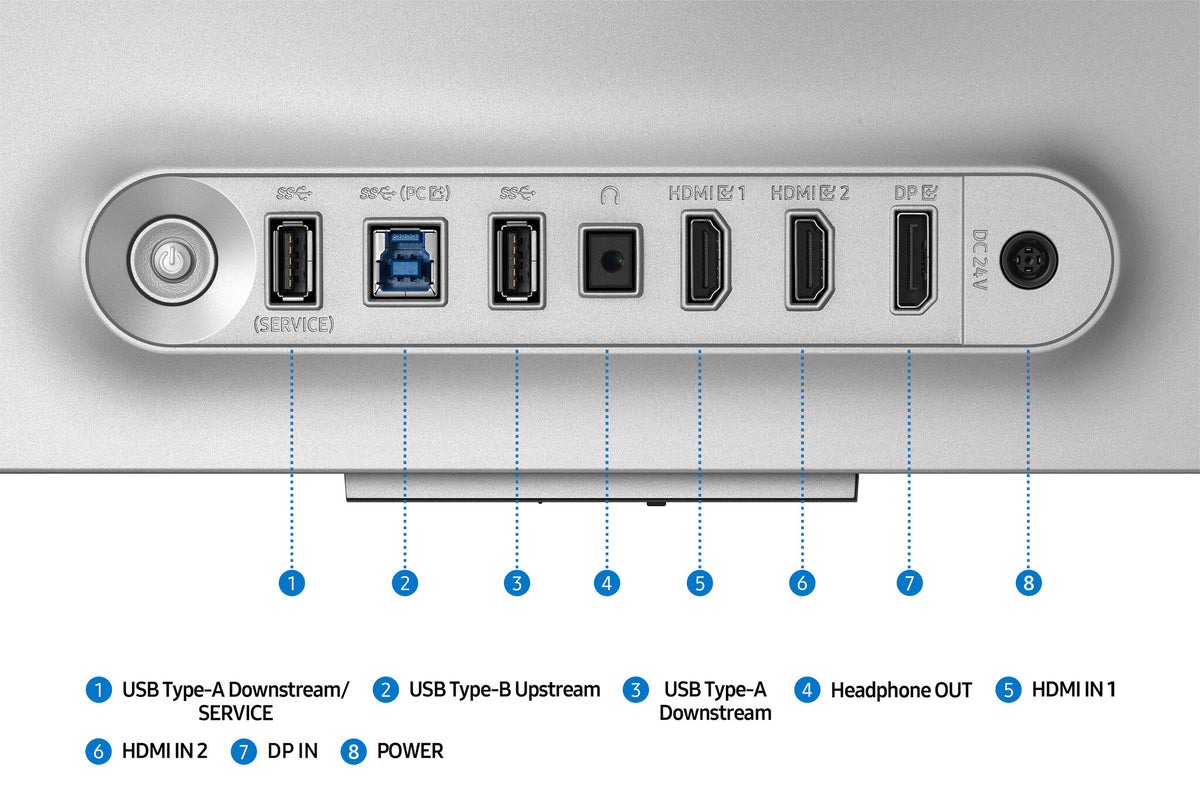 Samsung G81SF computerskærm 81,3 cm (32") 3840 x 2160 pixel 4K Ultra HD OLED Sølv