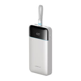 Cuktech LPB252N 120W 25000mAh Powerbank with Built-in USB-C Cable - White