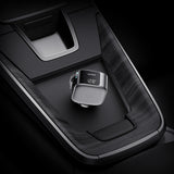 Cuktech CC903P 100W Car Charger with Display and 70cm Retractable USB-C Cable - Gray