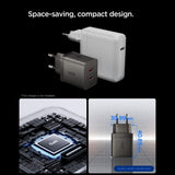 Spigen Essential EE472EU-GAN 2-Port 47W Wall Charger - Dark Gray