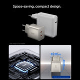 Spigen Essential EE472EU-GAN 2-Port 47W Wall Charger - Titanium