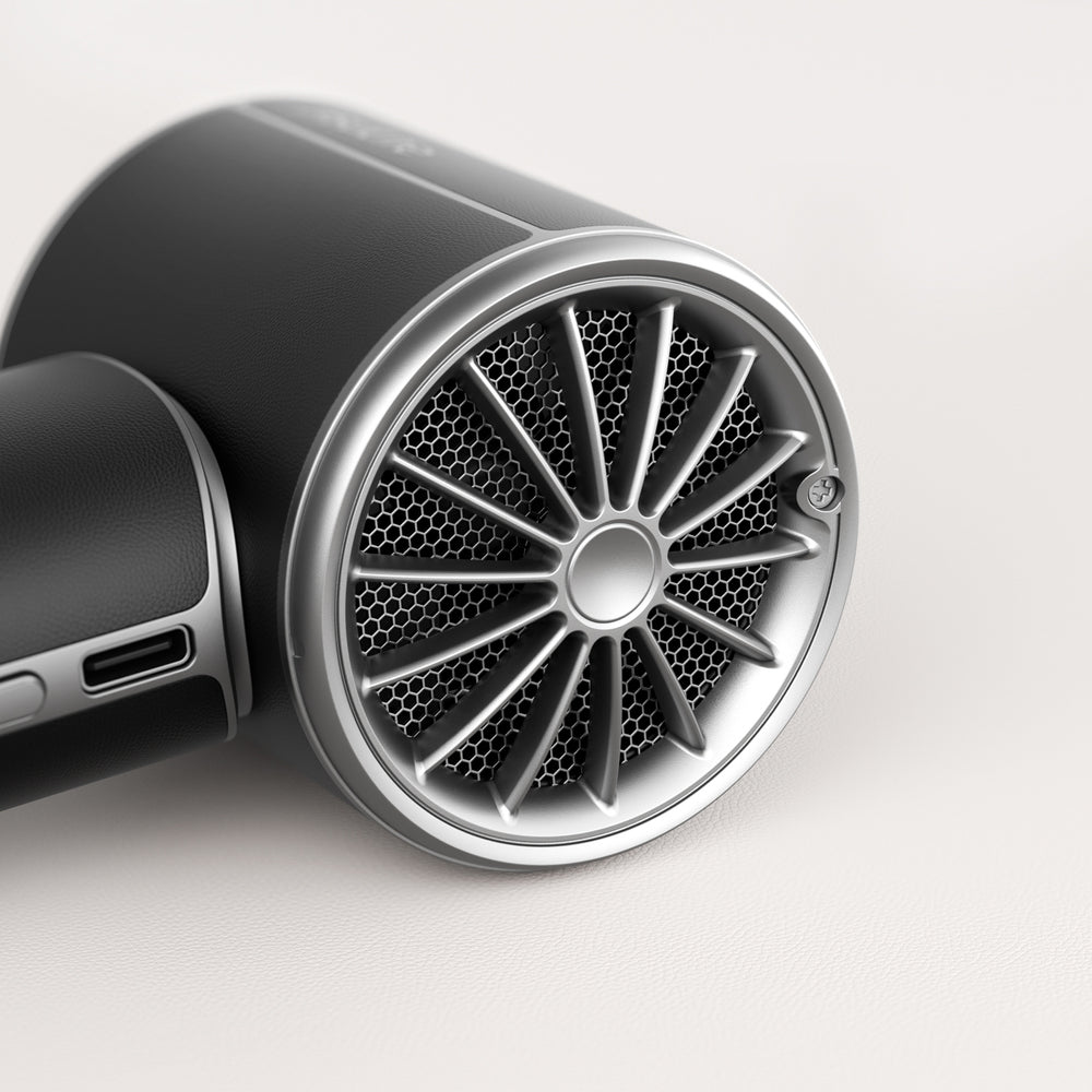 Jisulife Handheld Fan Pro1 Mini 4250mAh USB-C Portable Fan Blower - Black