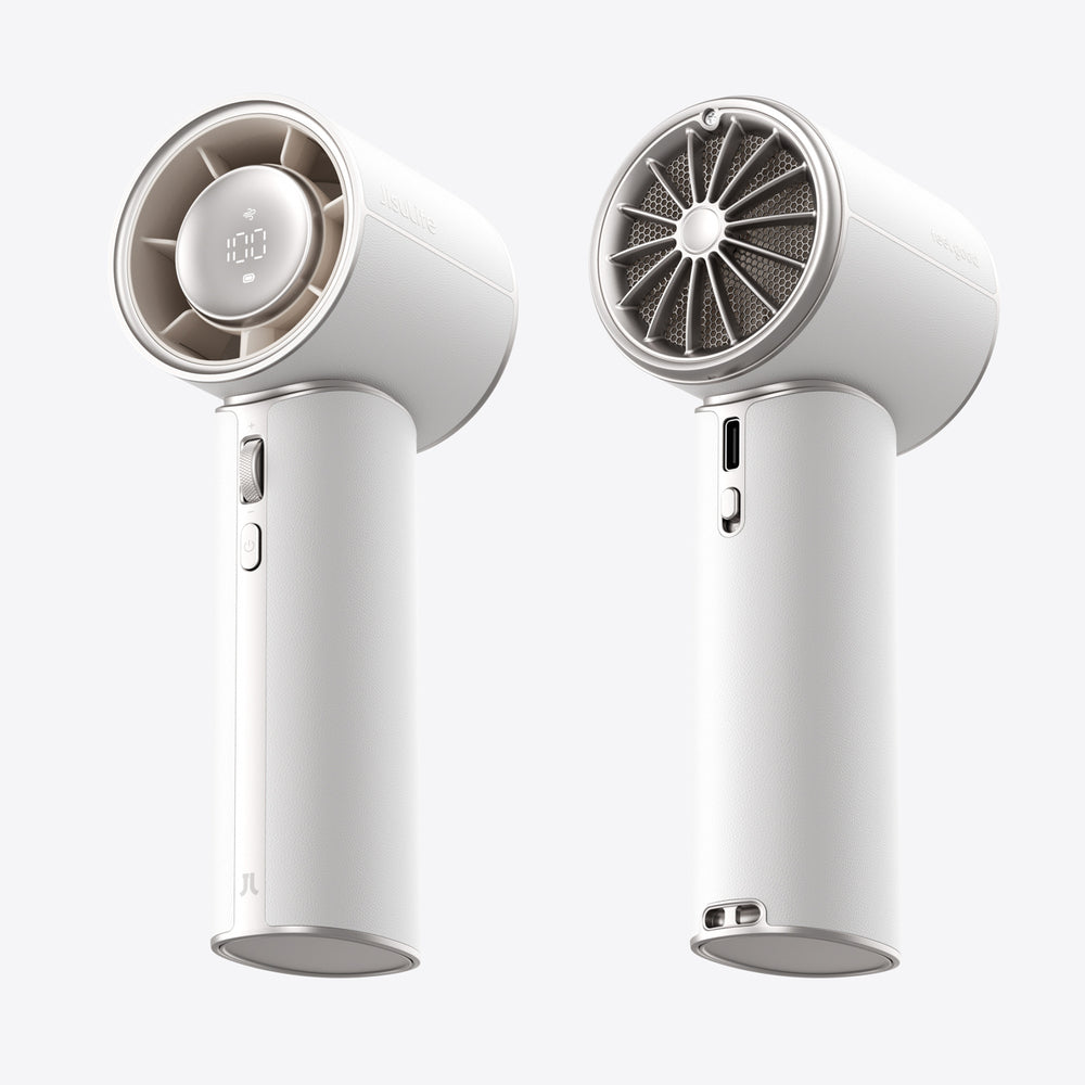 Jisulife Handheld Fan Pro1 Mini 4250mAh USB-C Portable Fan Blower - White