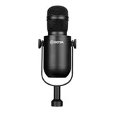 BOYA BY-DM500 Cardioid XLR Dynamic Microphone for Podcasts - Black