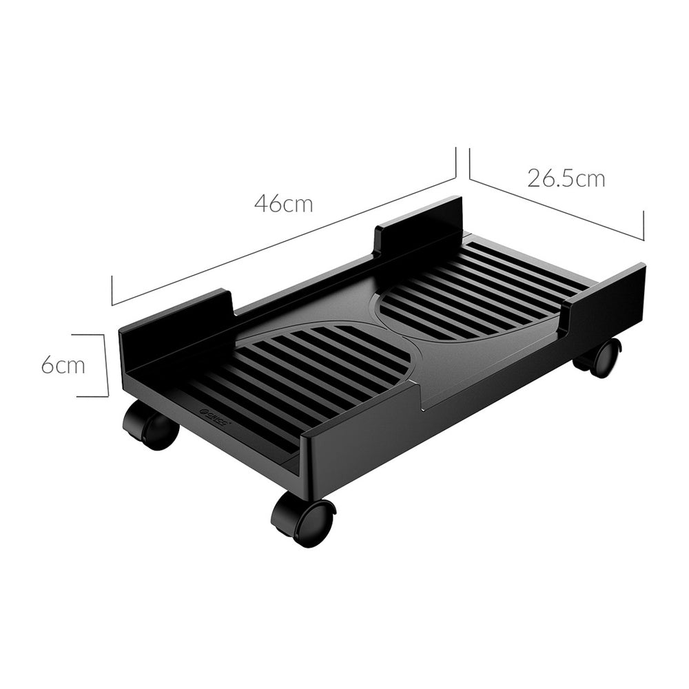 Orico CPB3 computer stand on wheels, load capacity 20 kg - black