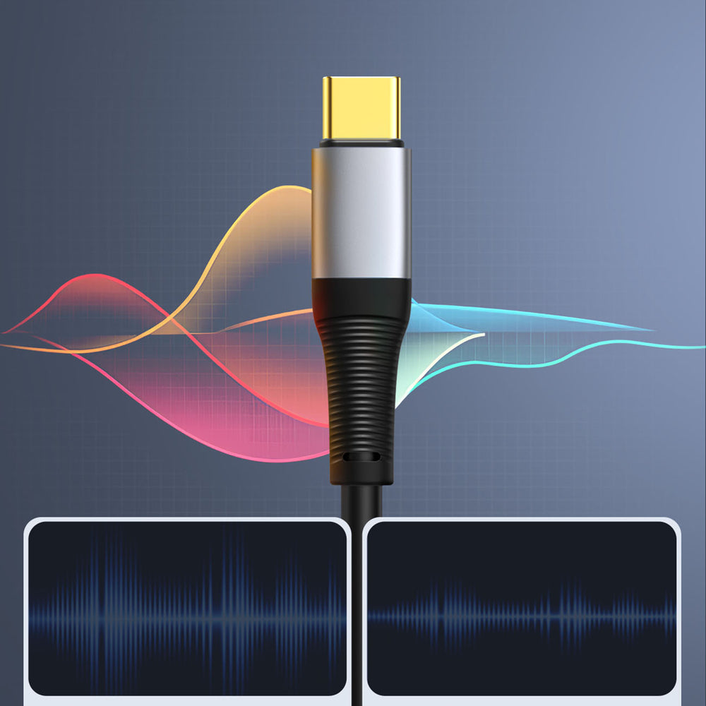 Orico AXC-02 USB-C til 3,5 mm jack audio kabel 20 cm - sort