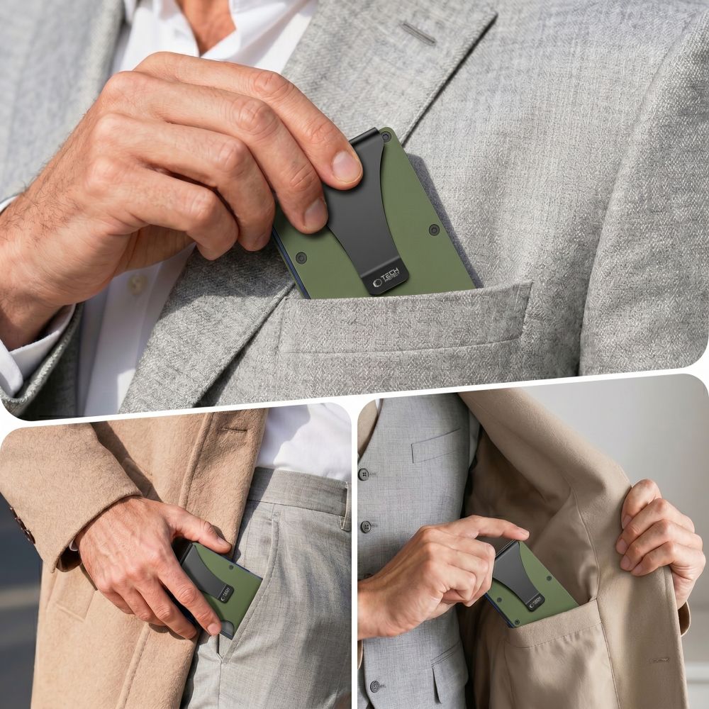 Tech-Protect Thorn RFID Wallet - Green