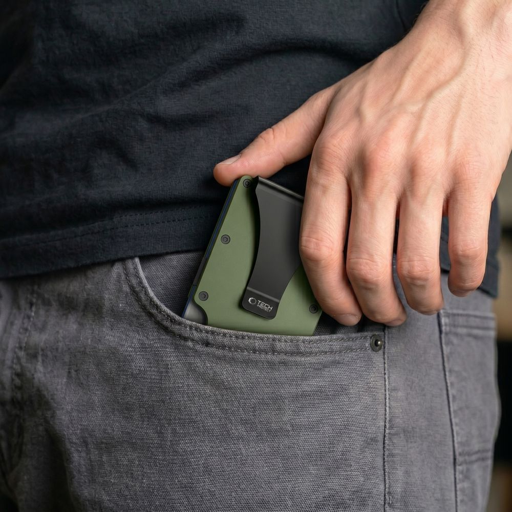 Tech-Protect Thorn RFID Wallet - Green