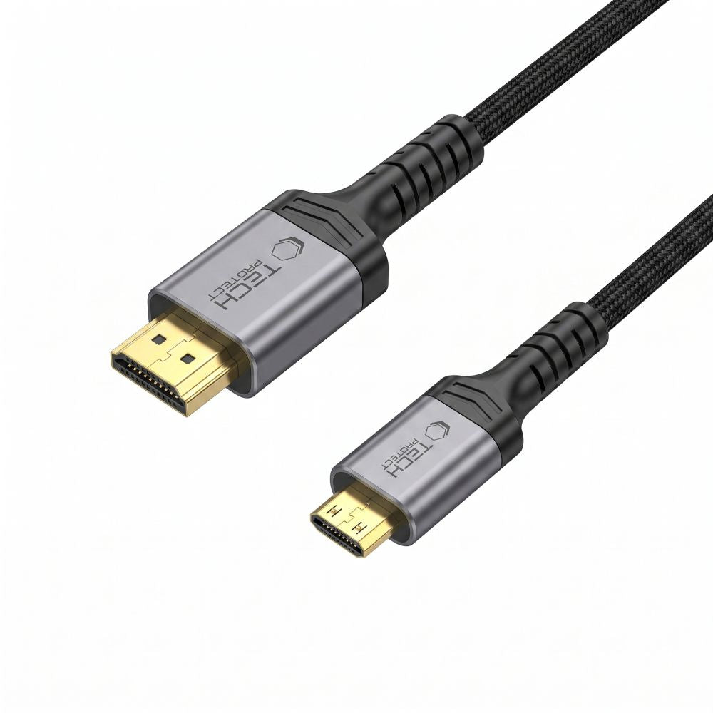 Tech-Protect UltraBoost Mini HDMI to HDMI 2.1 8K 60HZ Cable 200 cm - Black