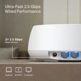 TP-Link DECO BE25(3-PACK) mesh Wi-Fi-system Dual-band (2,4 GHz / 5 GHz) Wi-Fi 7 (802.11be) Hvid 2 Intern