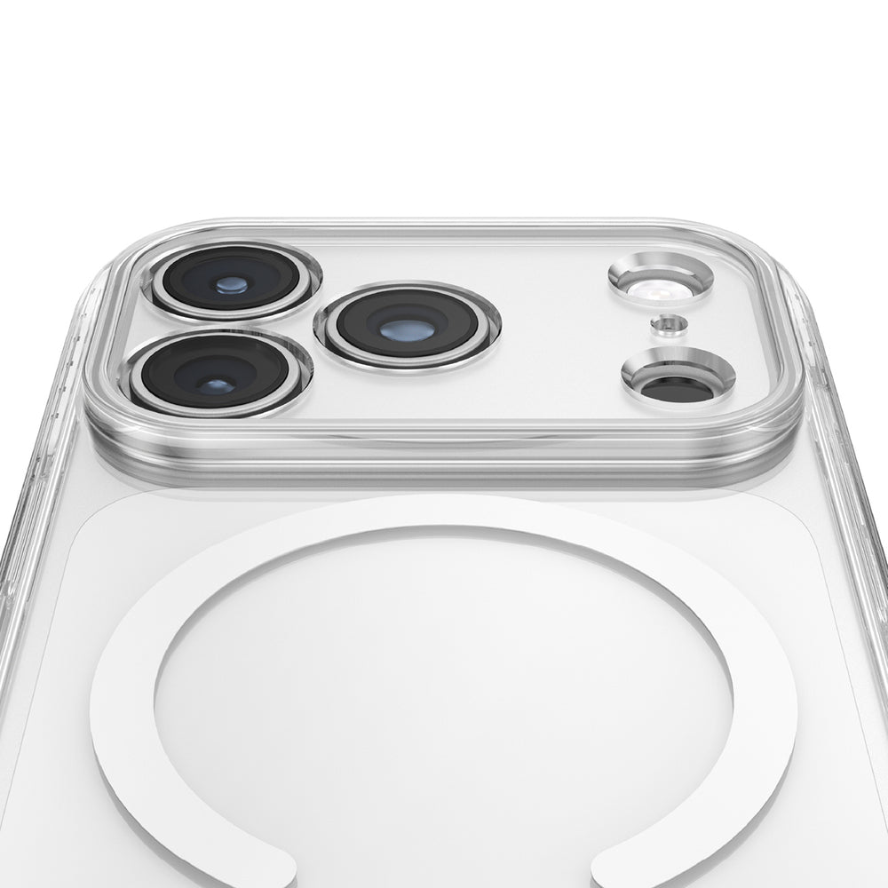 AmazingThing Titan Pro Lens Case til iPhone 18 Pro med kameraomslag og Lanyard Mount, MagSafe Kompatibel - Clear