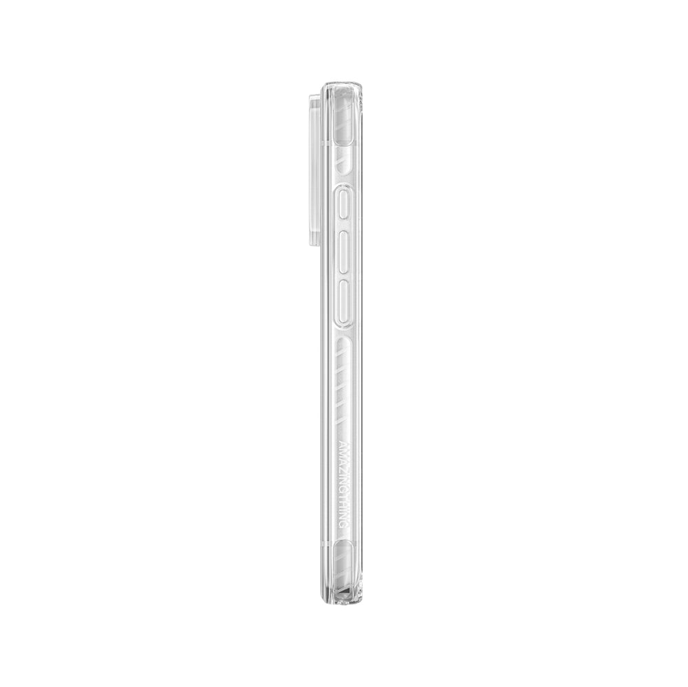 AmazingThing Titan Pro Lens Case til iPhone 18 Pro Max med kamera cover og Lanyard Mount, MagSafe Kompatibel - Clear