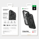 AmazingThing Titan Pro Lens Case til iPhone 18 Pro med kameraomslag og Lanyard Mount, Kompatibel med MagSafe - sort