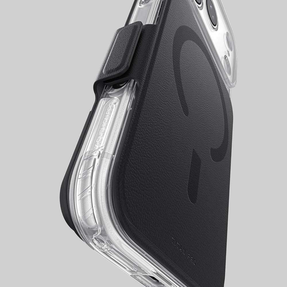 AmazingThing Titan Pro Lens Flip Set iPhone 18 Pro Max Case med Wallet, MagSafe Kompatibel - sort