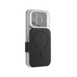 AmazingThing Titan Pro Lens Flip Set iPhone 18 Pro Max Case med Wallet, MagSafe Kompatibel - sort
