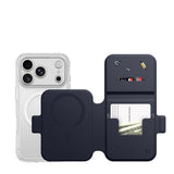 AmazingThing Titan Pro Lens Flip Set Case til iPhone 18 Pro Max med Wallet, MagSafe Kompatibel - Navy Blue