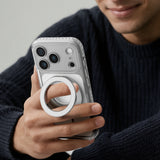 AmazingThing Titan Pro Lens Ring Set Case til iPhone 18 Pro med kameraomslag og magnetisk ring kompatibel med MagSafe - Clear