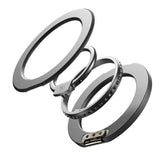 AmazingThing Titan Pro Lens Ring Set Case til iPhone 18 Pro med kameraomslag og magnetisk ring kompatibel med MagSafe - sort