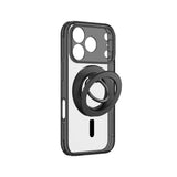 AmazingThing Titan Pro Lens Ring Set Case til iPhone 18 Pro Max med kameraomslag og magnetisk ring kompatibel med MagSafe - sort