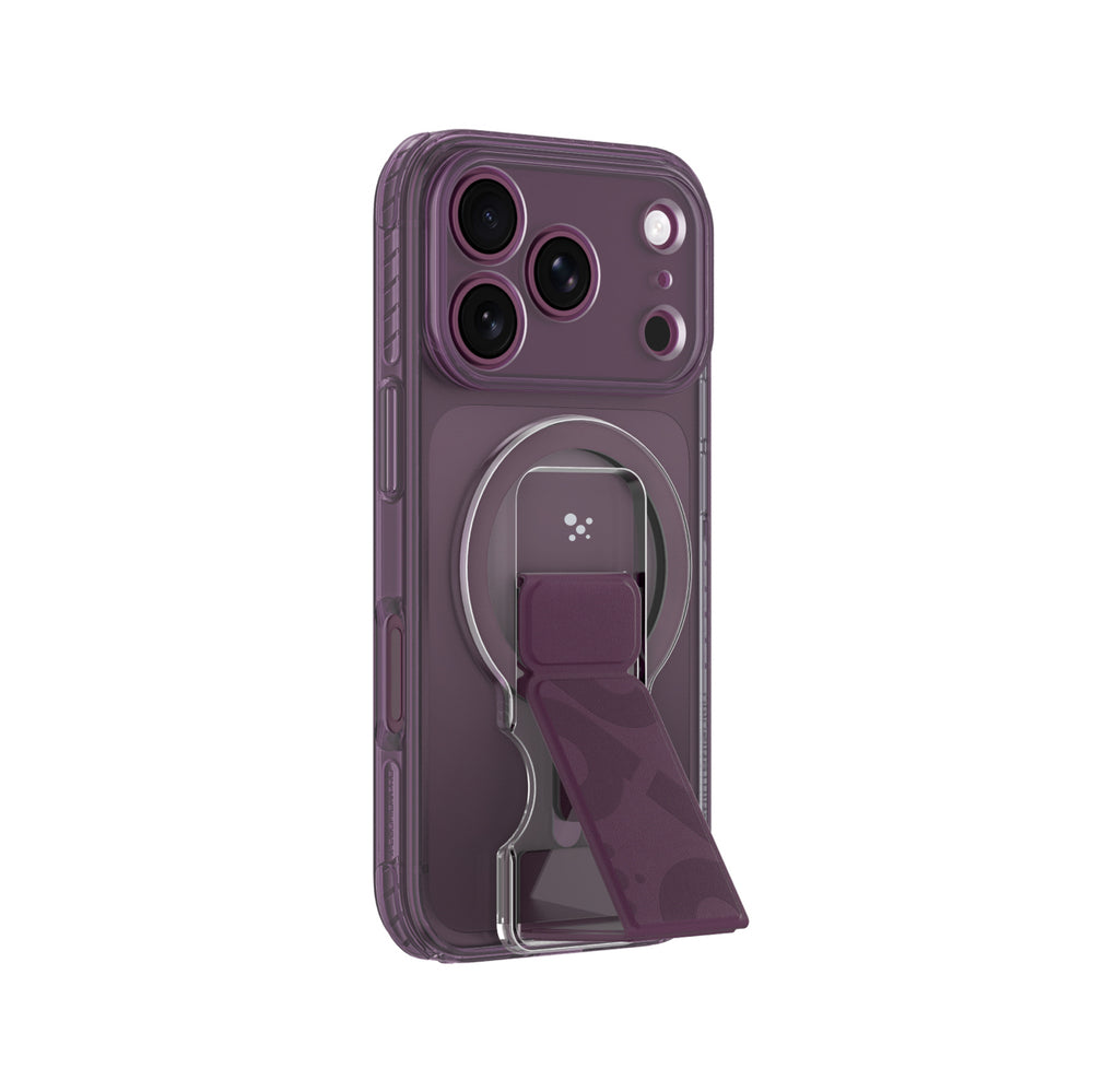 AmazingThing Titan Pro Lens Stand Set til iPhone 18 Pro med magnetisk holder og stand, kompatibel med MagSafe - Purple