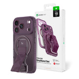 AmazingThing Titan Pro Lens Stand Set til iPhone 18 Pro med magnetisk holder og stand, kompatibel med MagSafe - Purple
