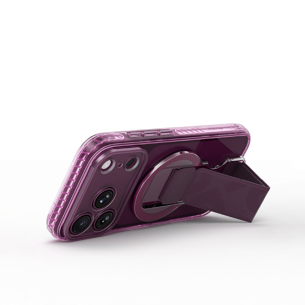 AmazingThing Titan Pro Lens Stand Set til iPhone 18 Pro med magnetisk holder og stand, kompatibel med MagSafe - Purple